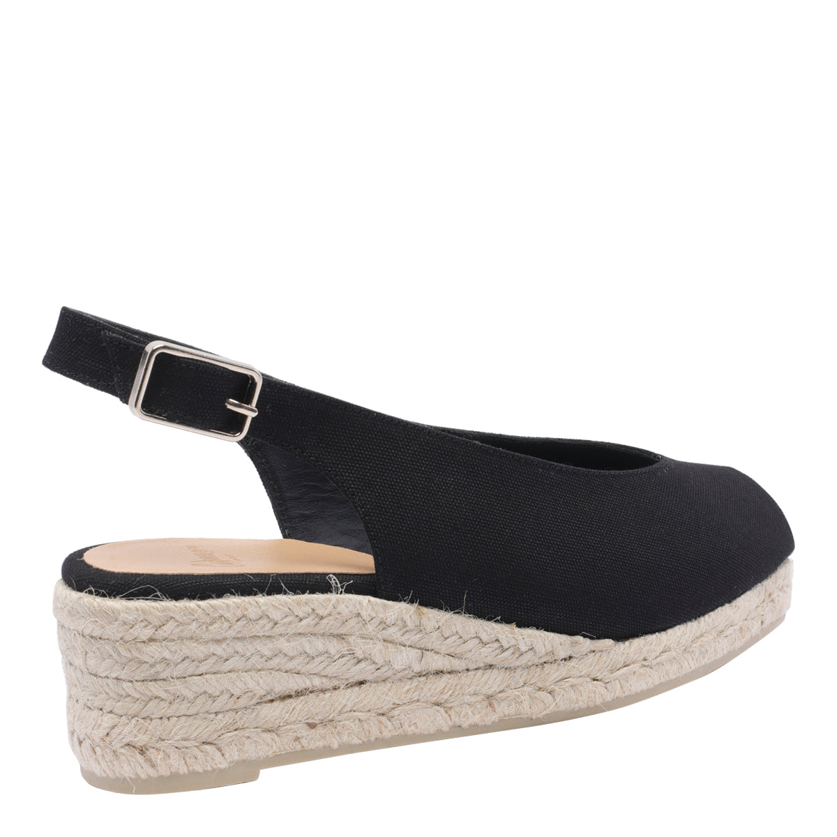 Castaner Sandals Black Fabric/rubber Sole