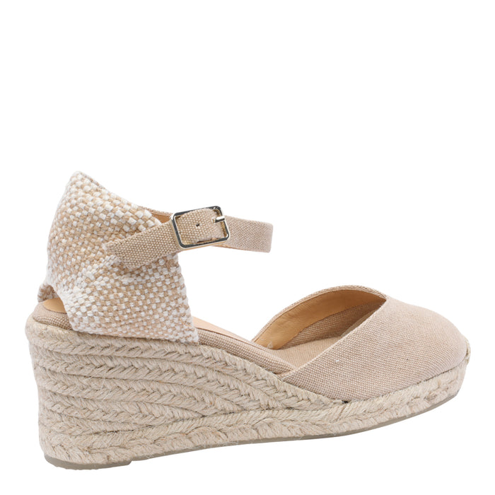Castaner Sandals Beige Fabric/rubber Sole
