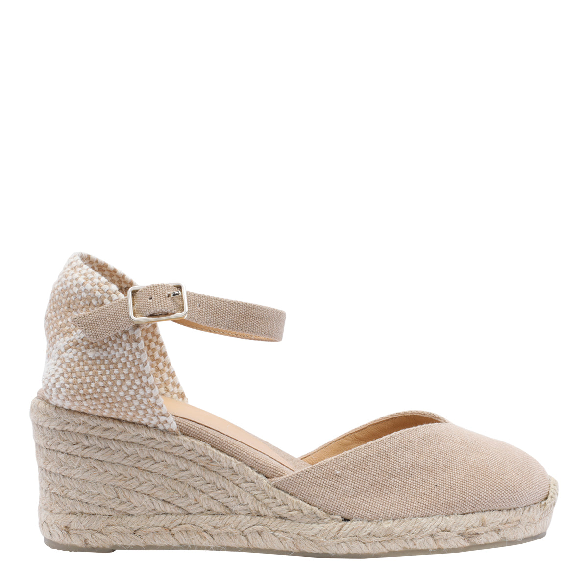 Castaner Sandals Beige Fabric/rubber Sole