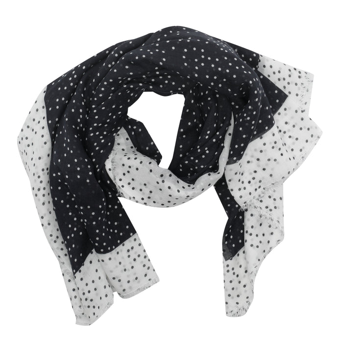 Faliero Sarti Scarfs Black Modal Silk