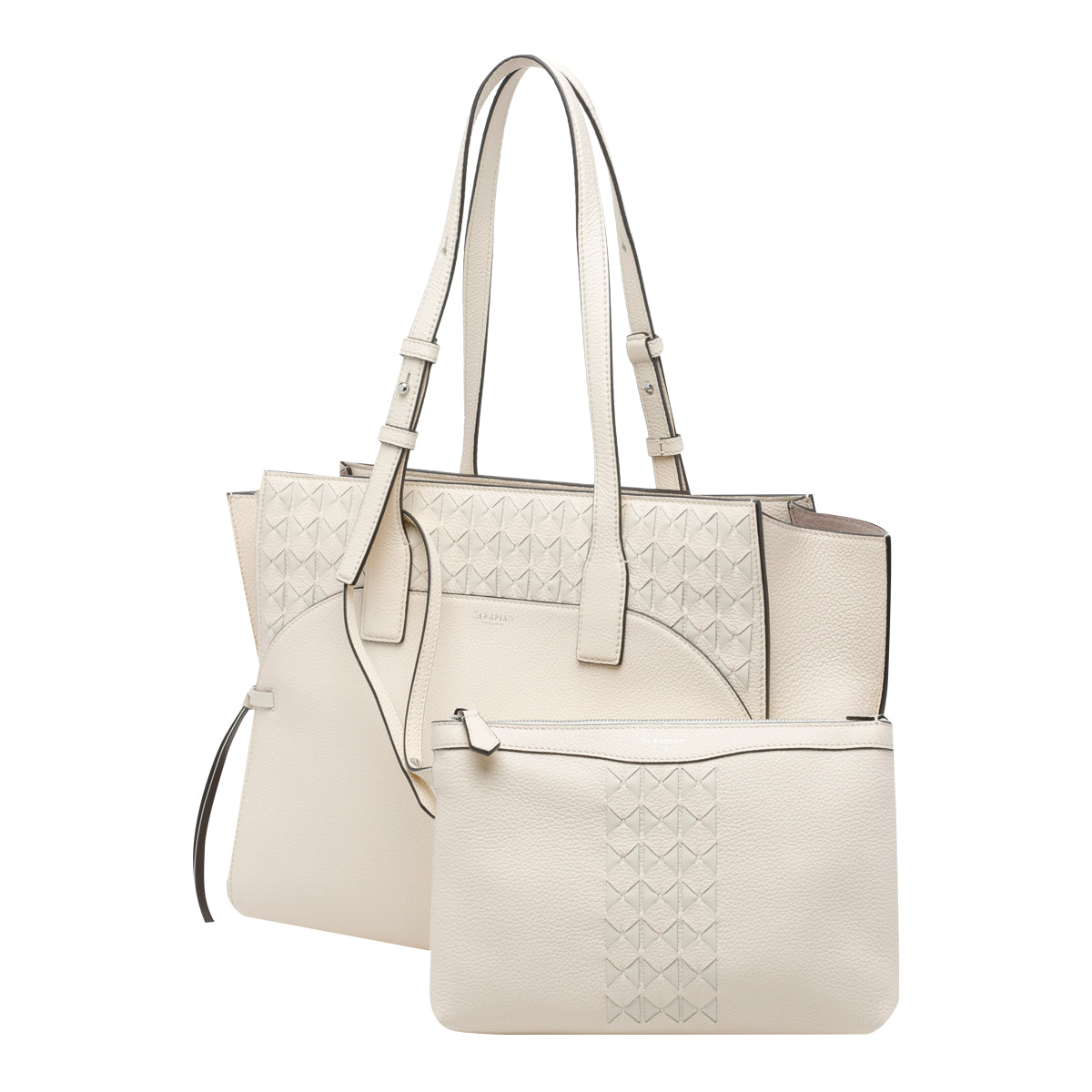 Serapian Bags White Calf Leather
