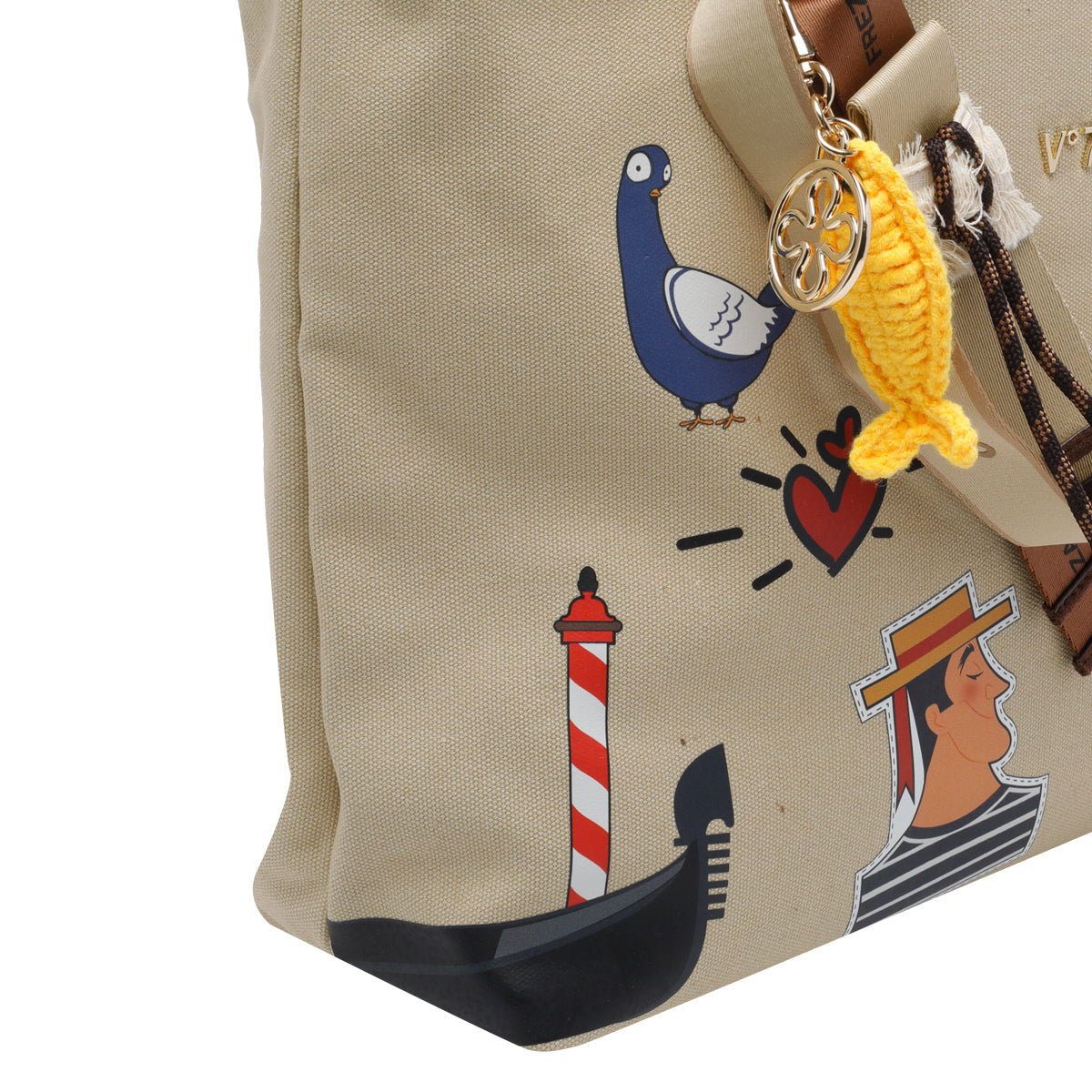 V°73 Bags Beige Polyester