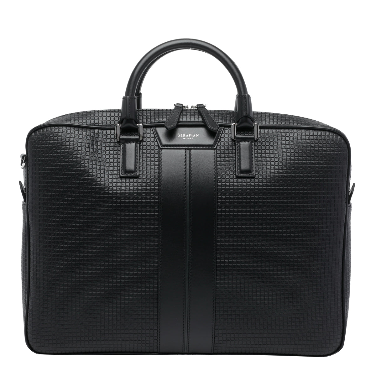 Serapian Bags Black Resined Canvas