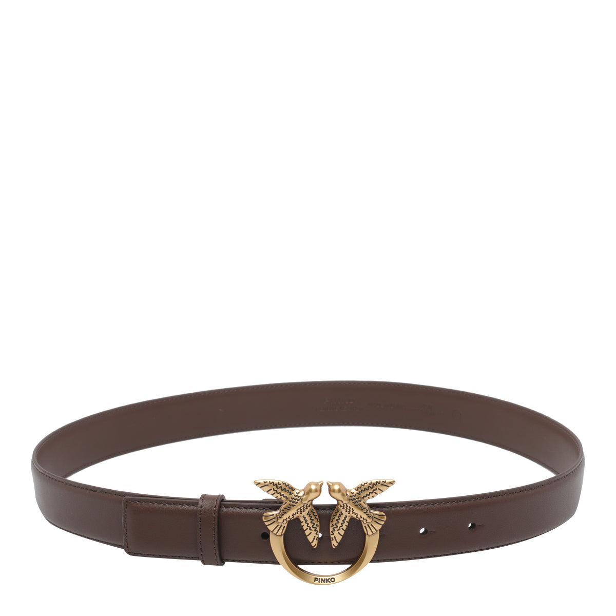 Pinko Belts Brown Calf Leather