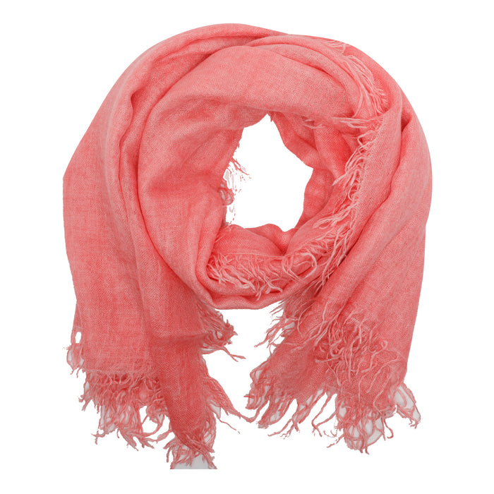 Faliero Sarti Scarfs Pink Cashmere Silk