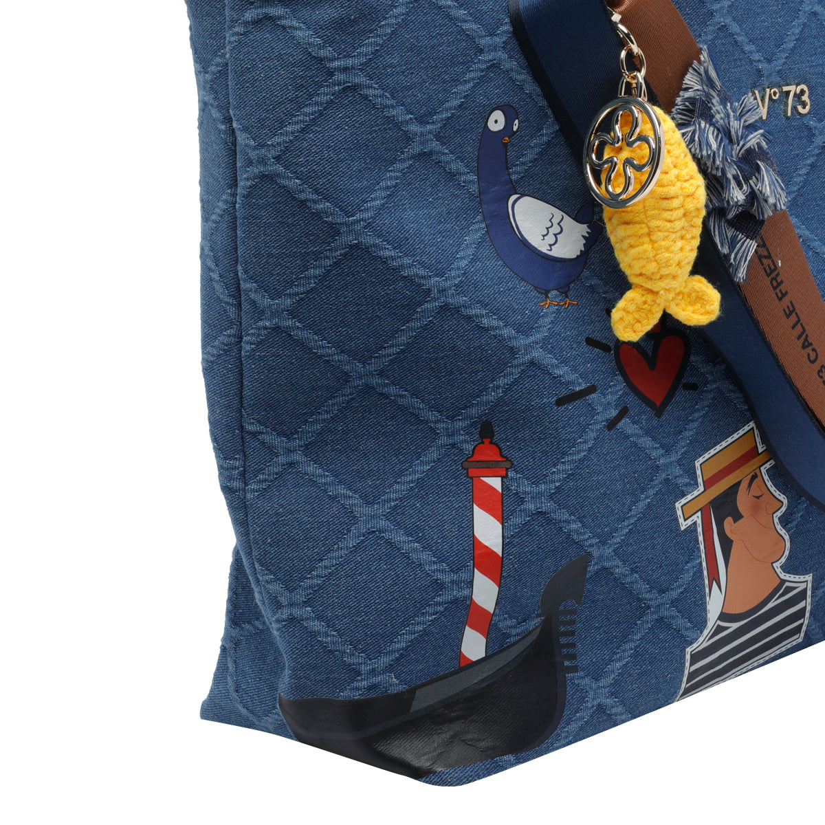 V°73 Bags Blue Polyester