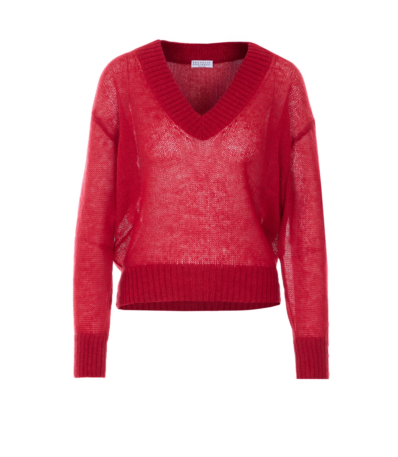 Brunello Cucinelli Sweaters Red Mohair