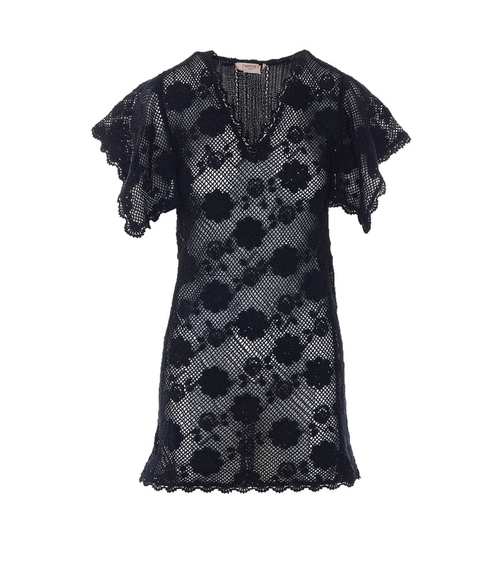 Twin-set Dresses Black Cotton