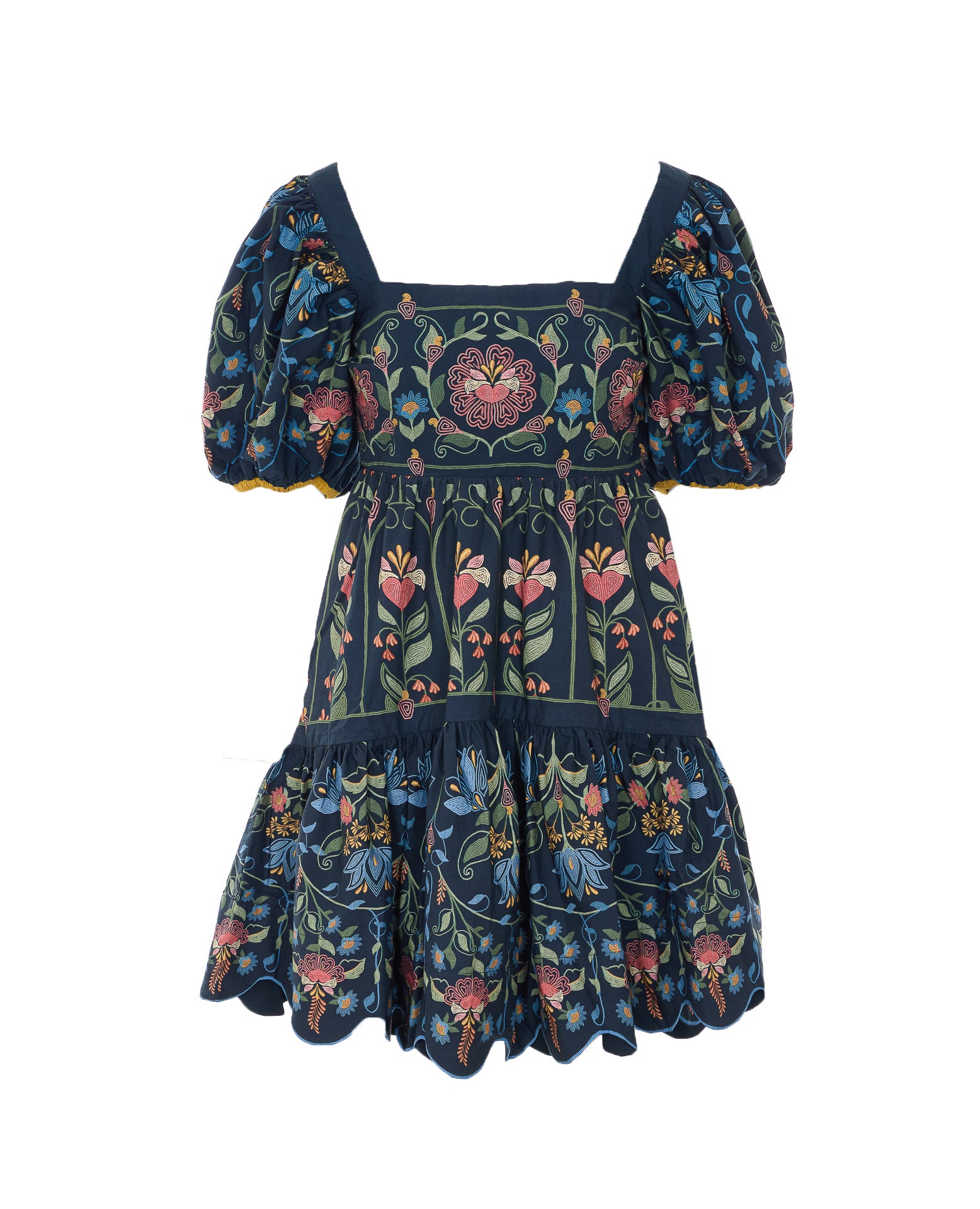 FARM RIO Dresses Blue Cotton