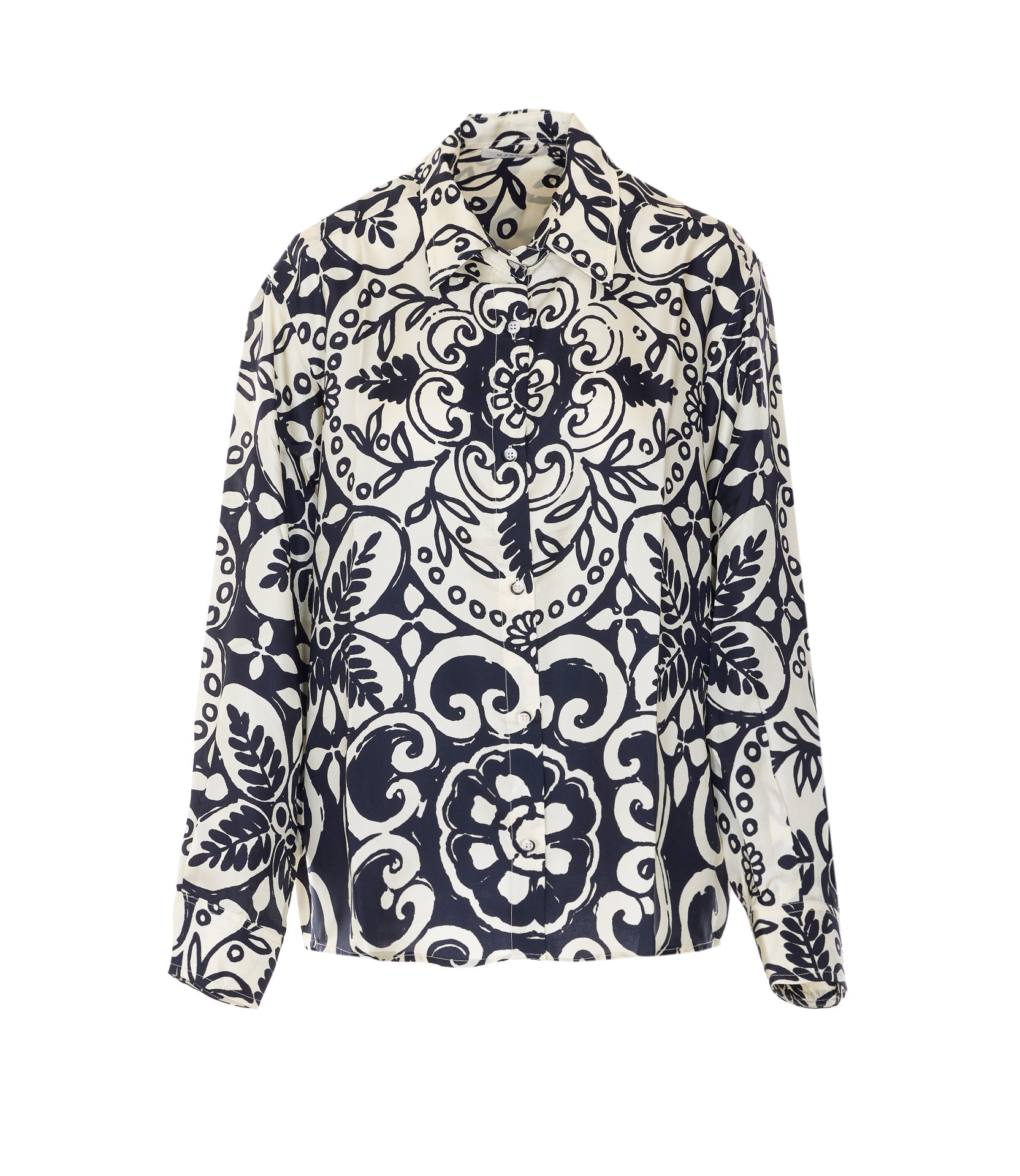 MAURIZIO Shirts Black Silk