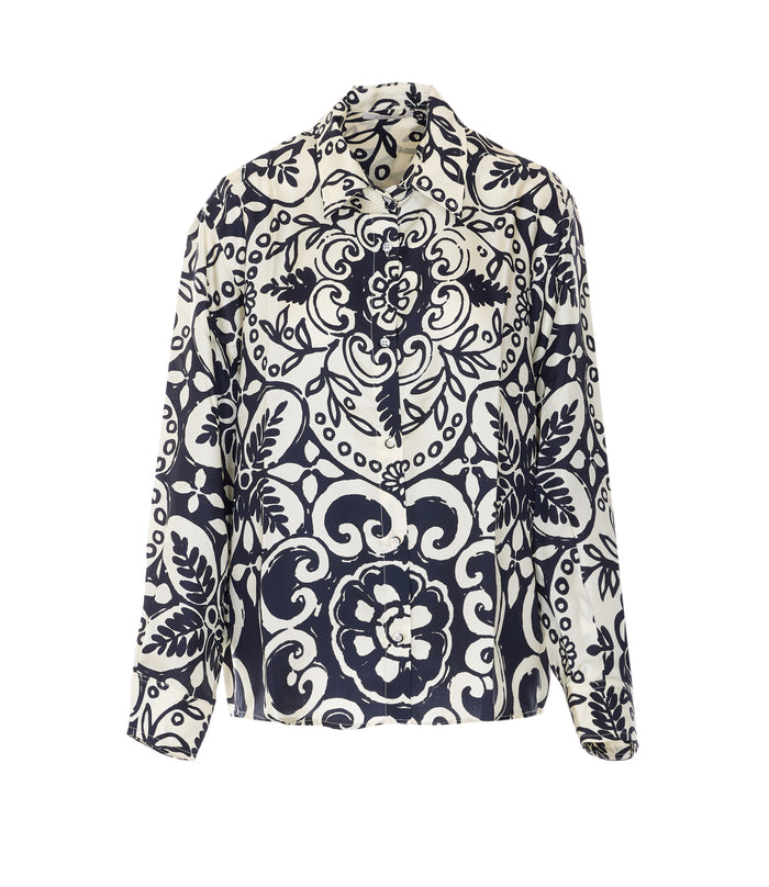 MAURIZIO Shirts Black Silk