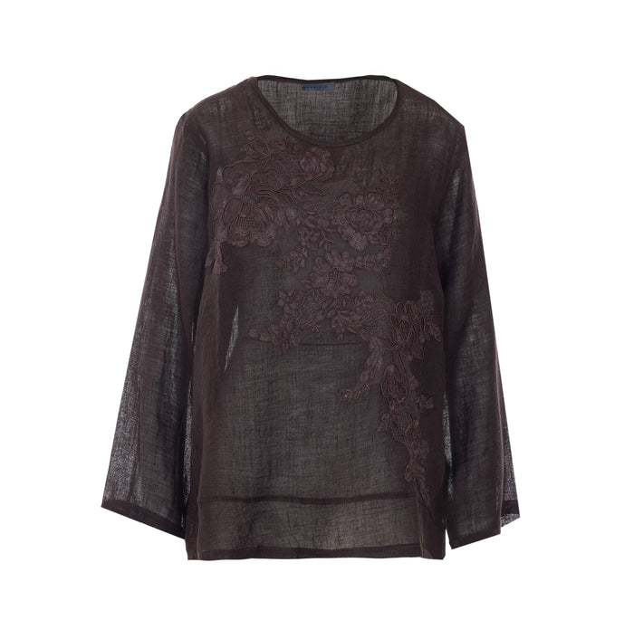 MAURIZIO Shirts Brown Linen