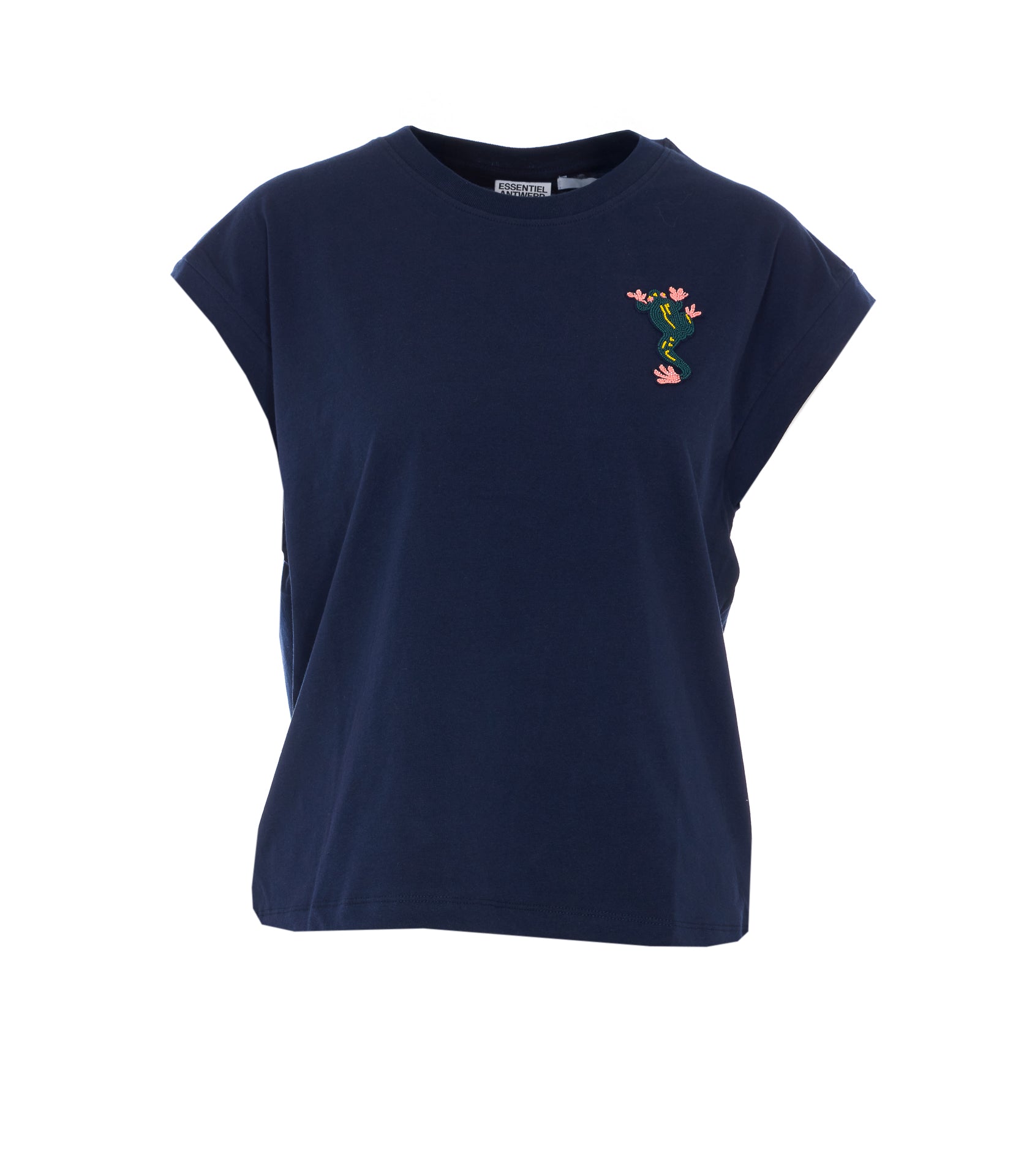 Essentiel Antwerp T-Shirts And Polos Blue Cotton