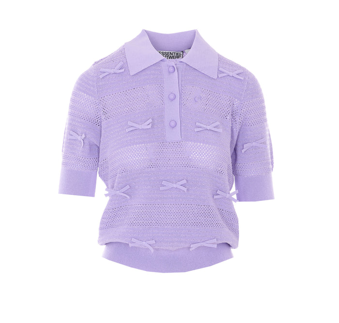 Essentiel antwerp T-shirts and Polos Purple Viscose