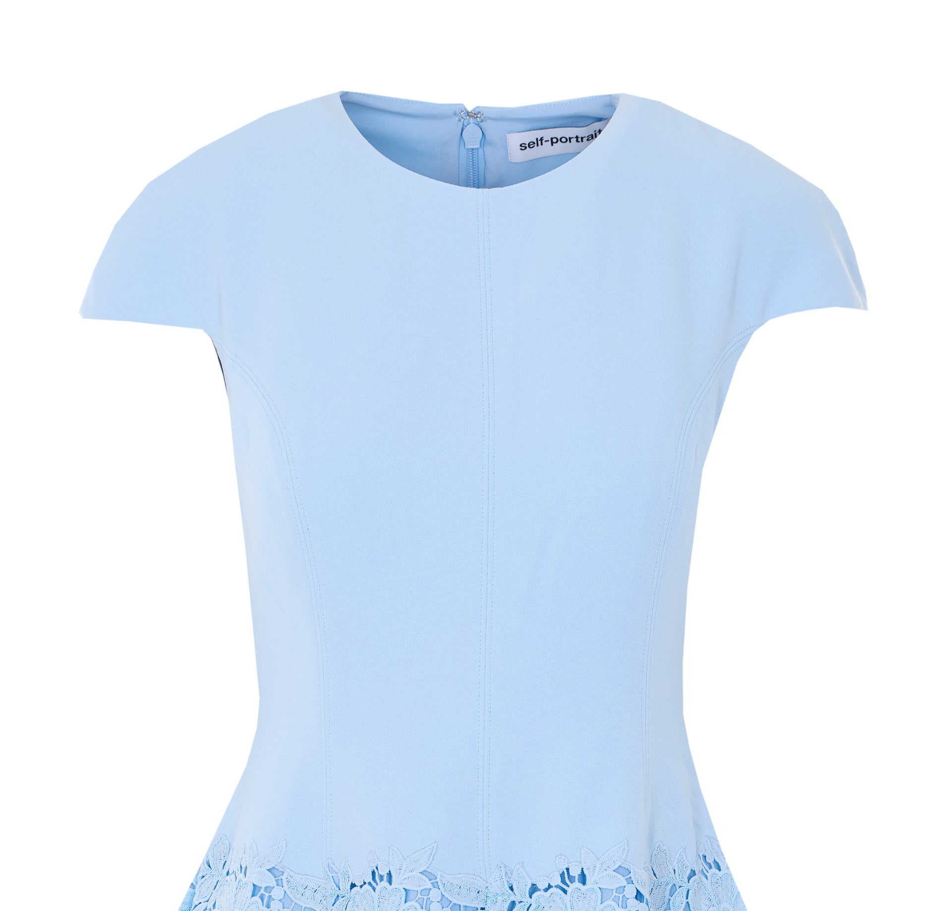 SELF PORTRAIT Dresses Blue Polyester