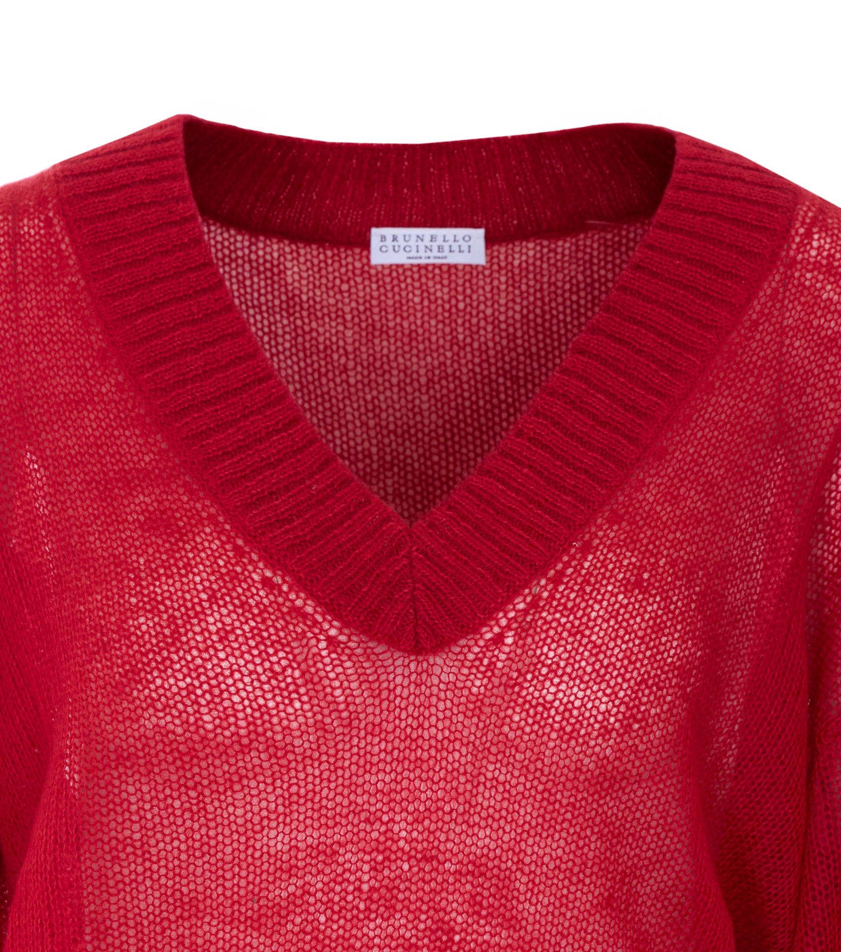 Brunello Cucinelli Sweaters Red Mohair
