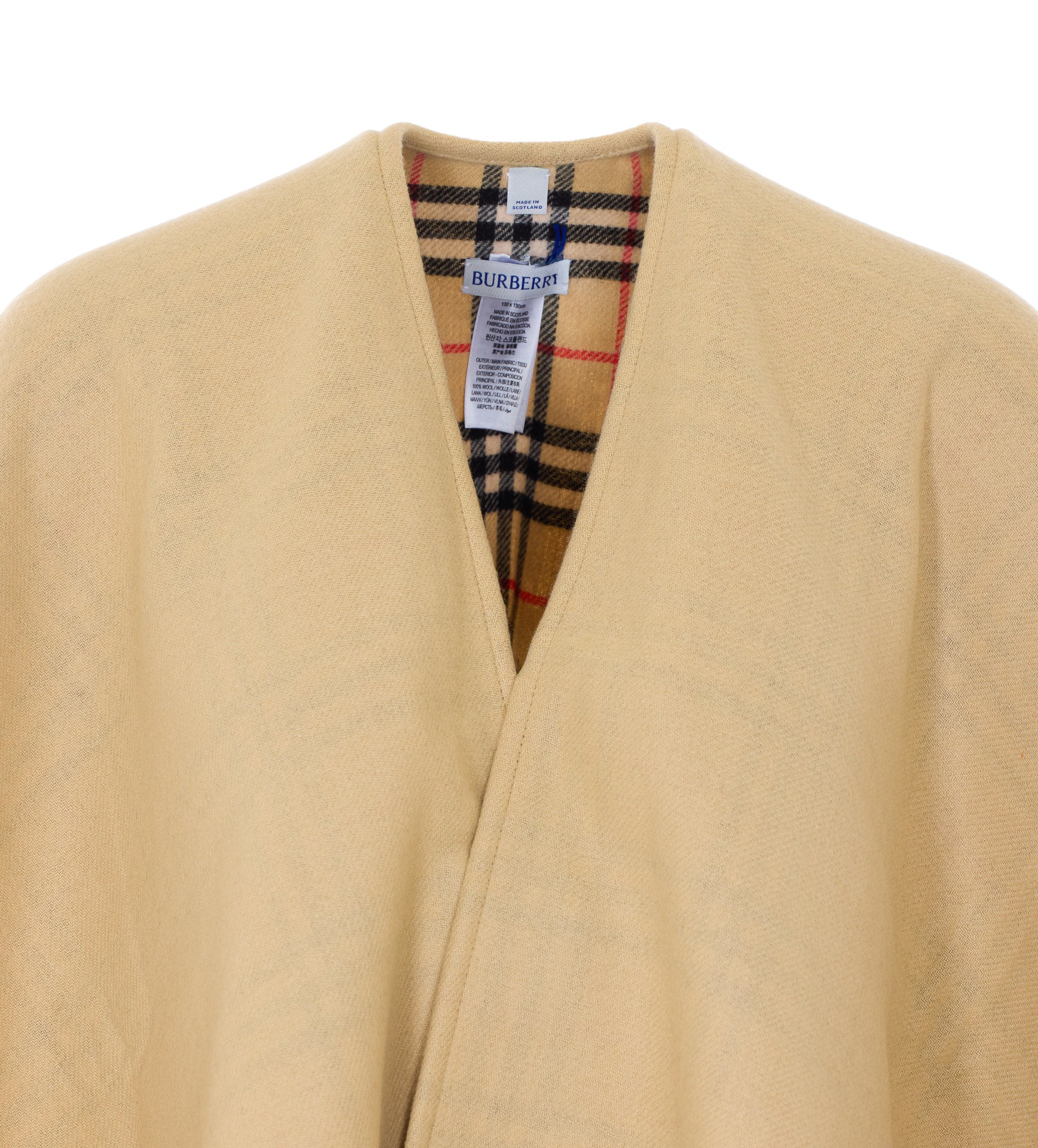 Burberry Jackets Beige Wool