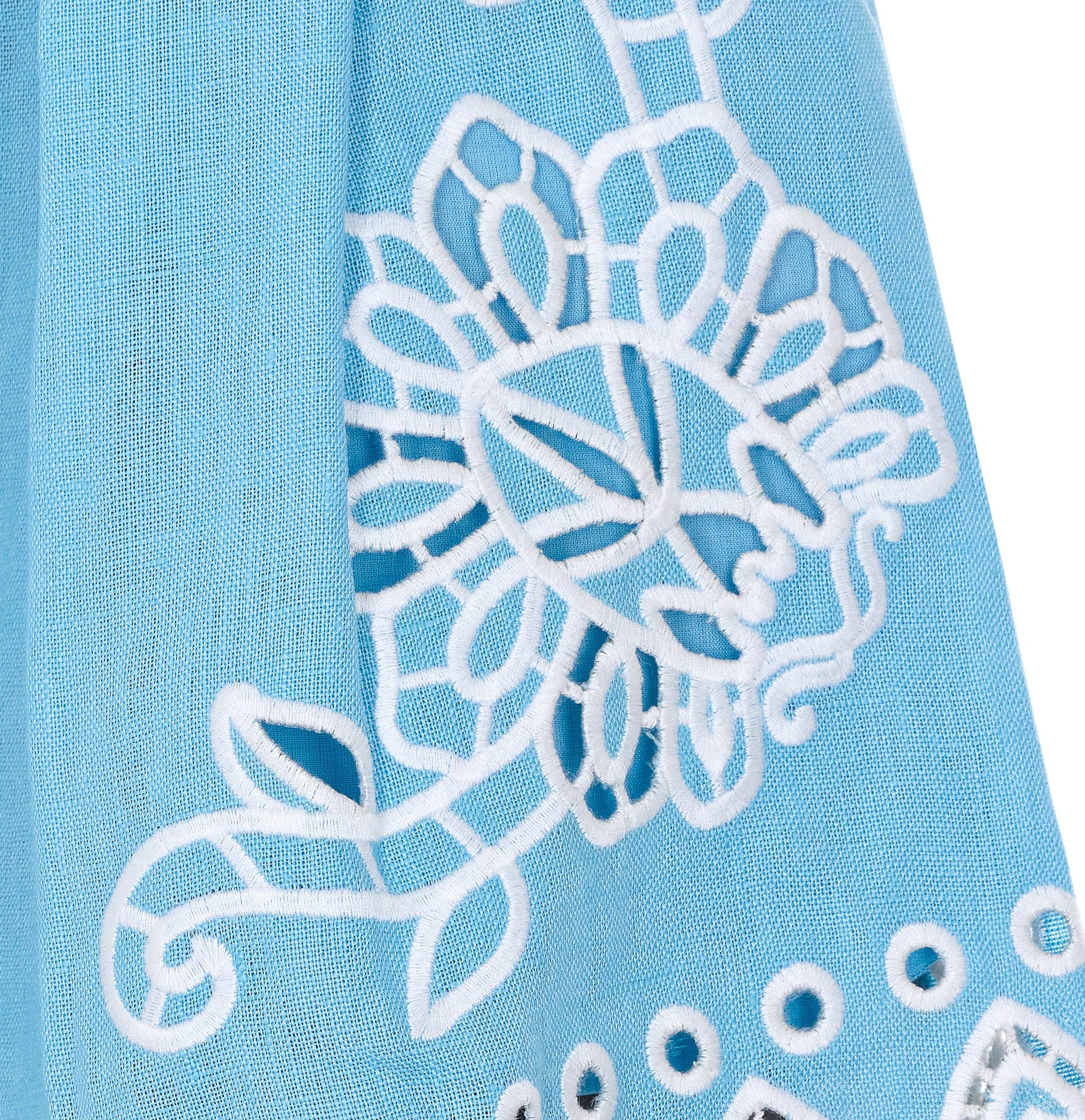 FARM RIO Dresses Blue Linen