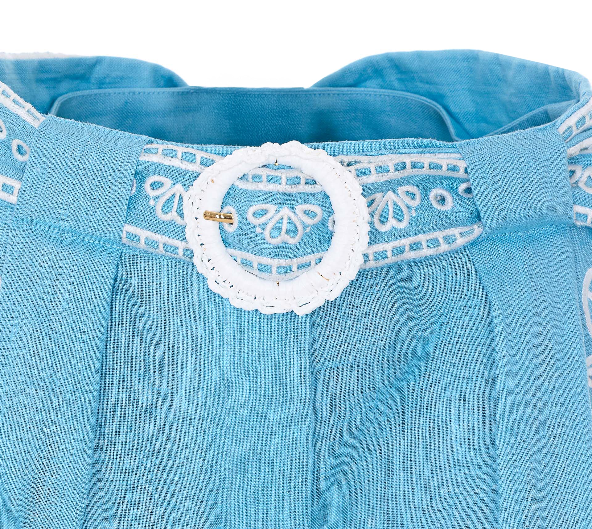FARM RIO Dresses Blue Linen