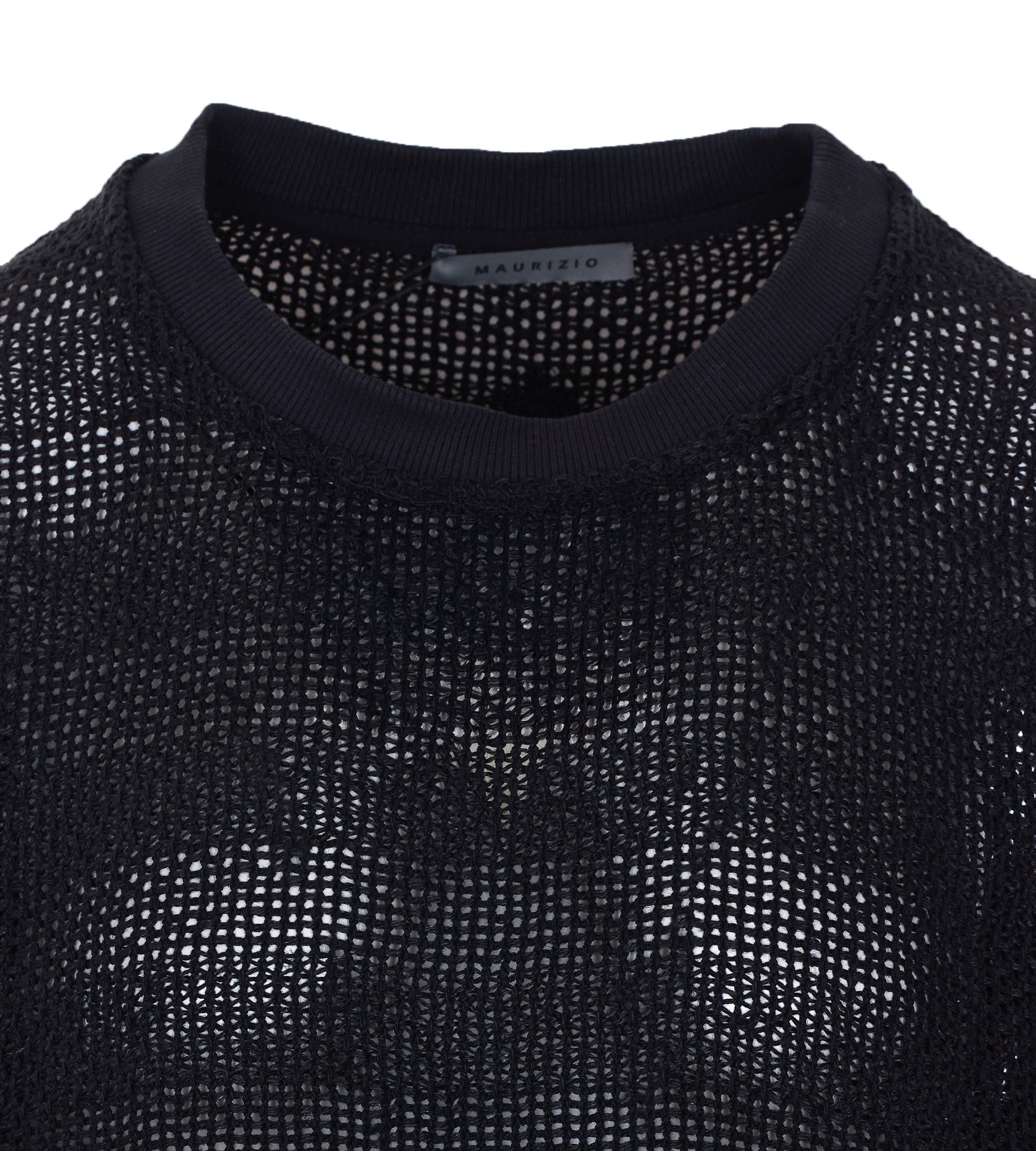 MAURIZIO Sweaters Black Linen