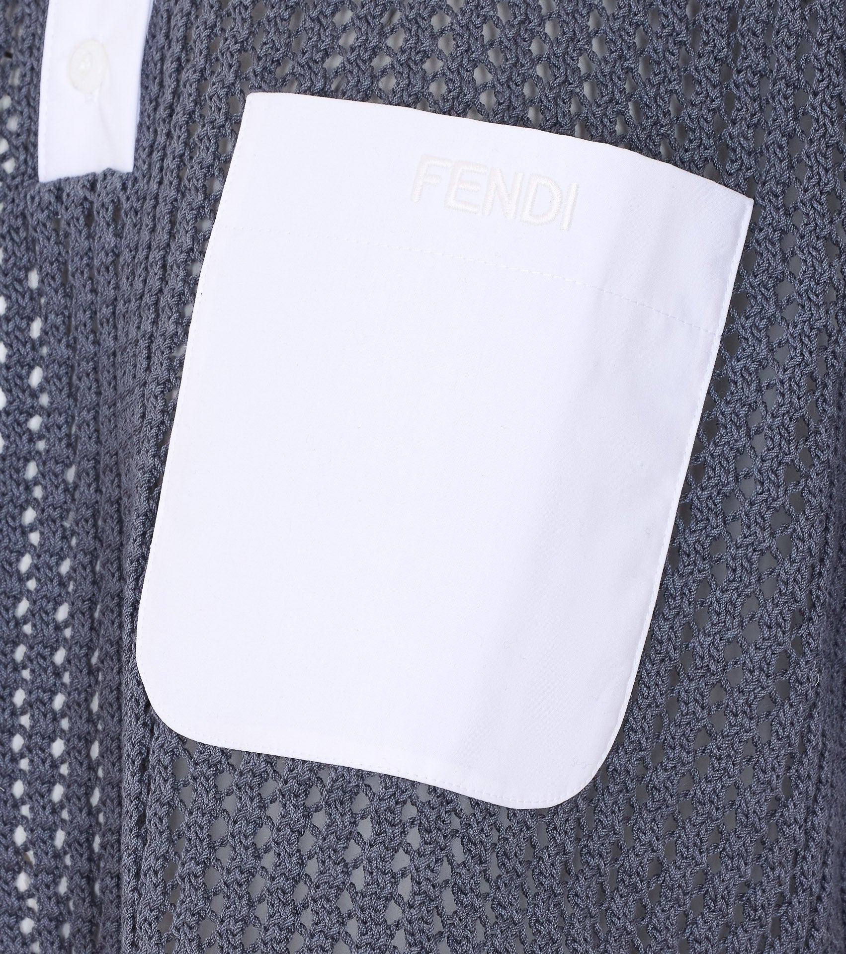 Fendi T-shirts and Polos Grey Cotton