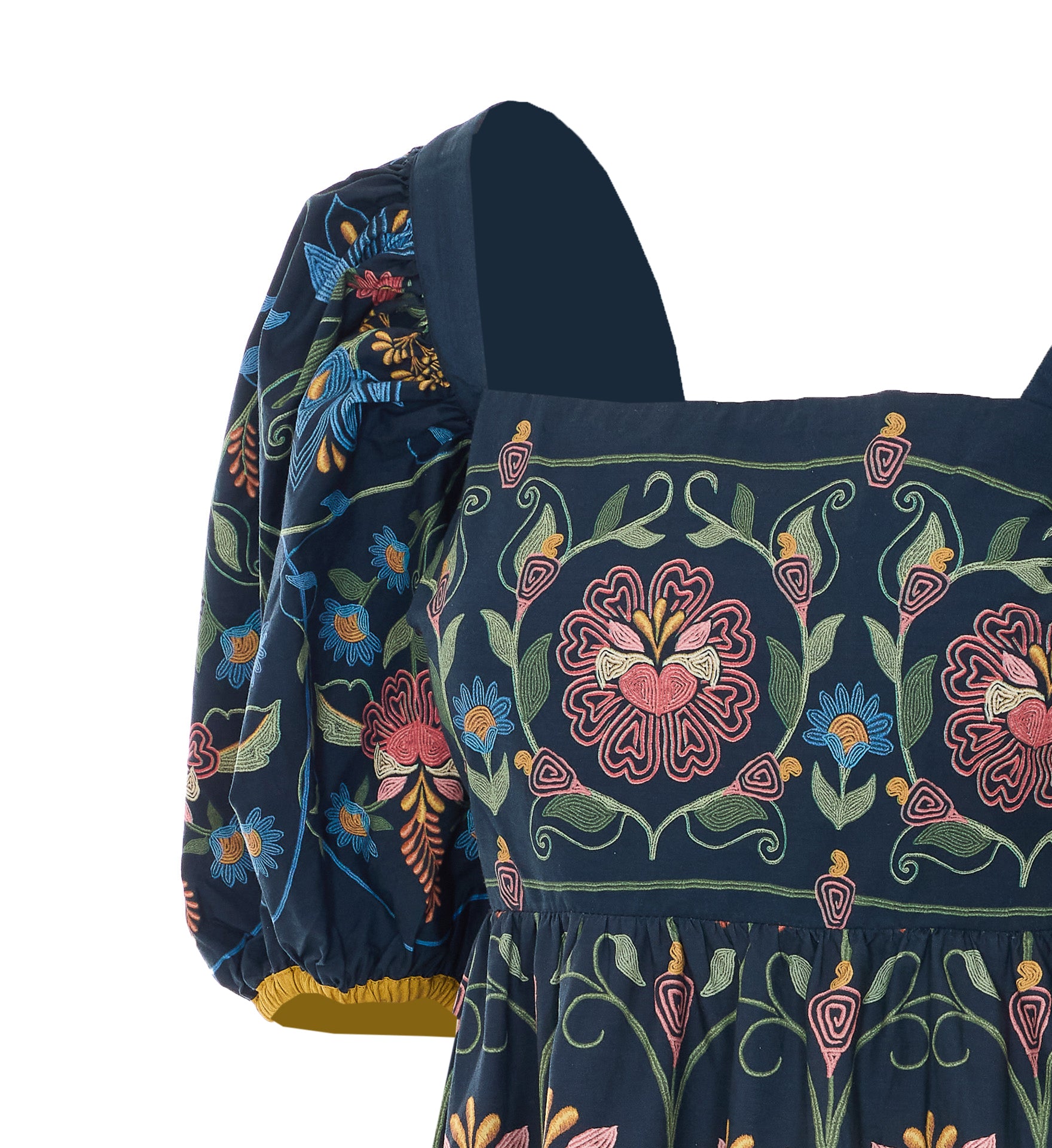 FARM RIO Dresses Blue Cotton