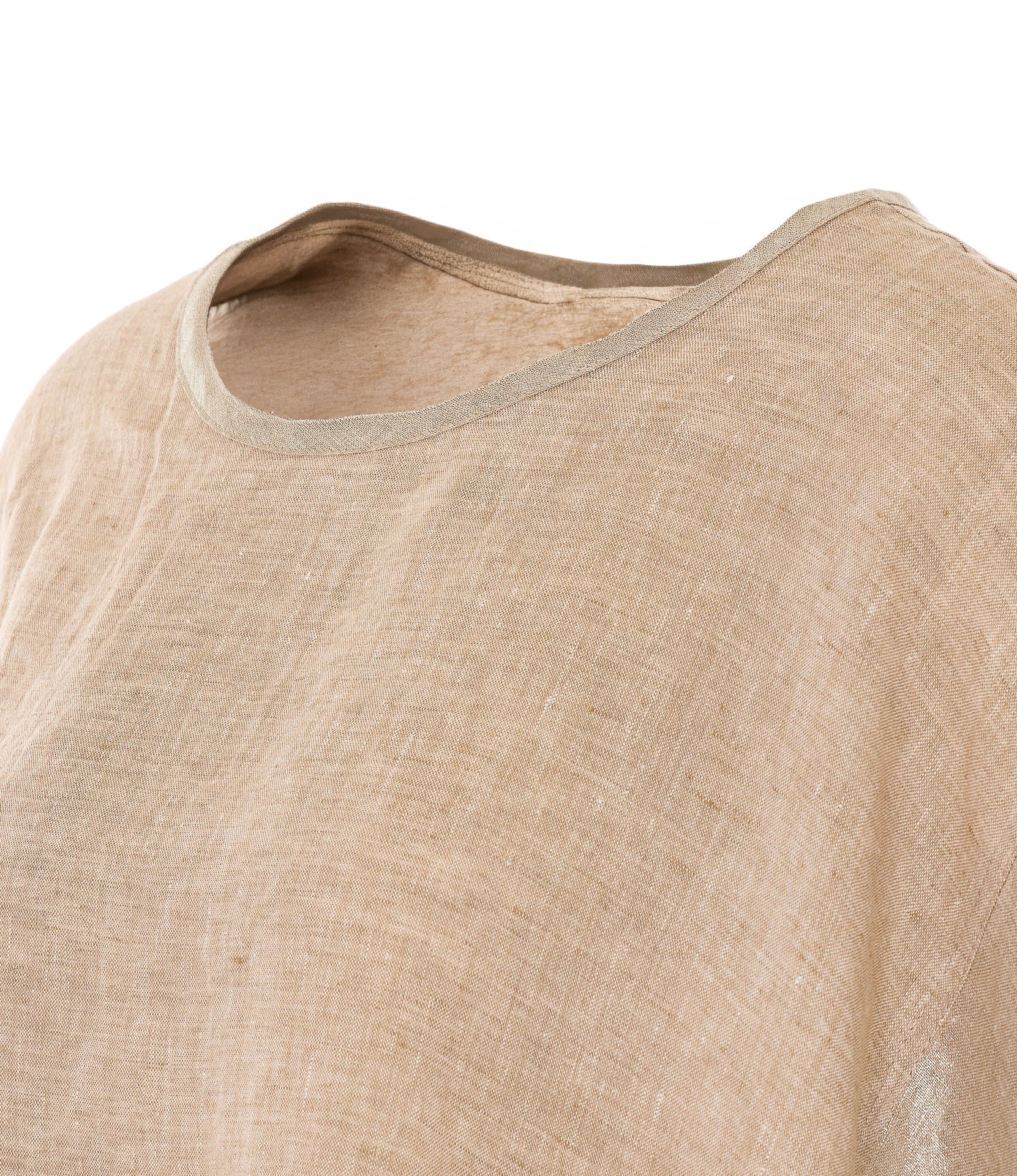 MAURIZIO Top Golden Linen