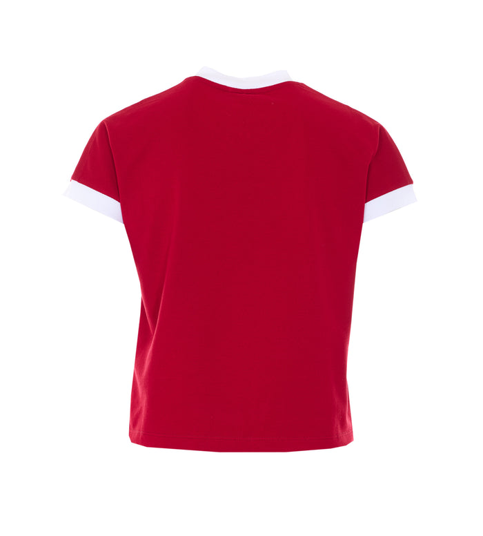 Versace T-shirts and Polos Red Cotton