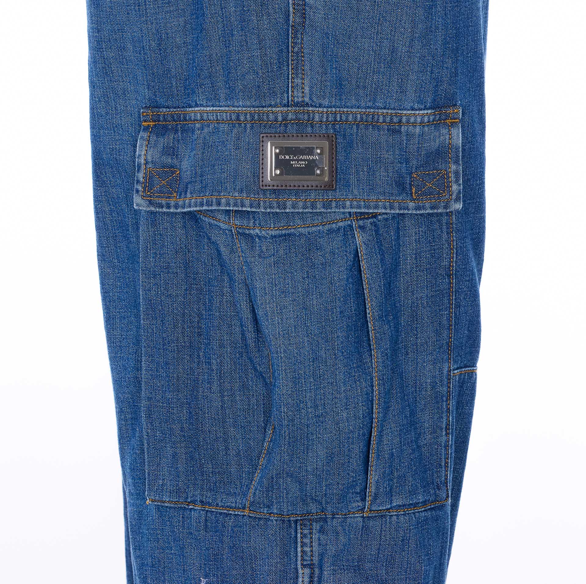 Dolce & Gabbana Trousers Blue Cotton