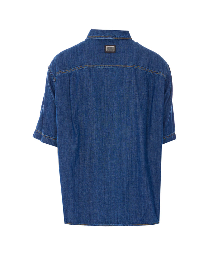 Dolce & Gabbana Shirts Blue Cotton