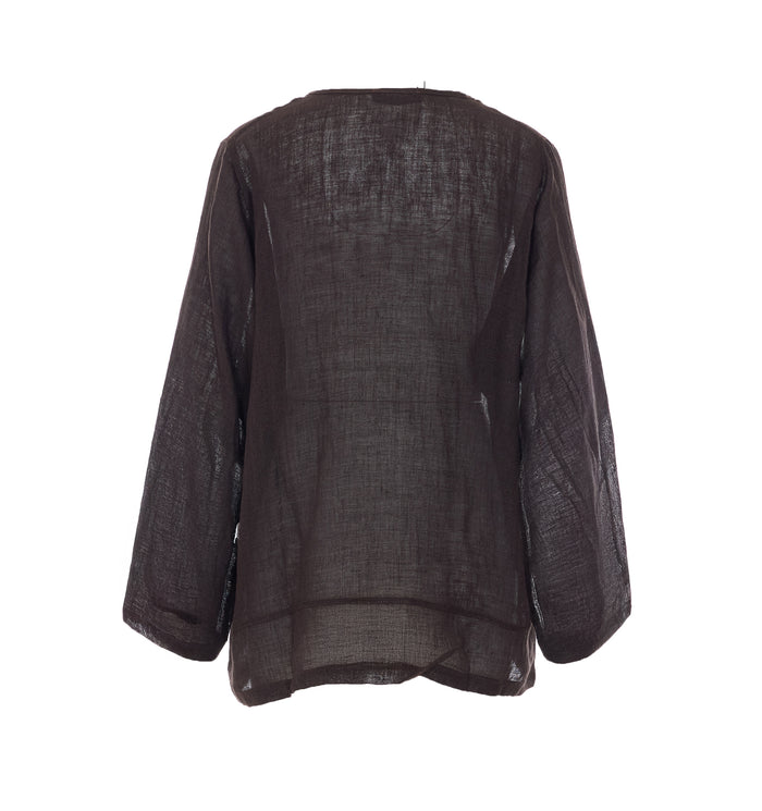 MAURIZIO Shirts Brown Linen