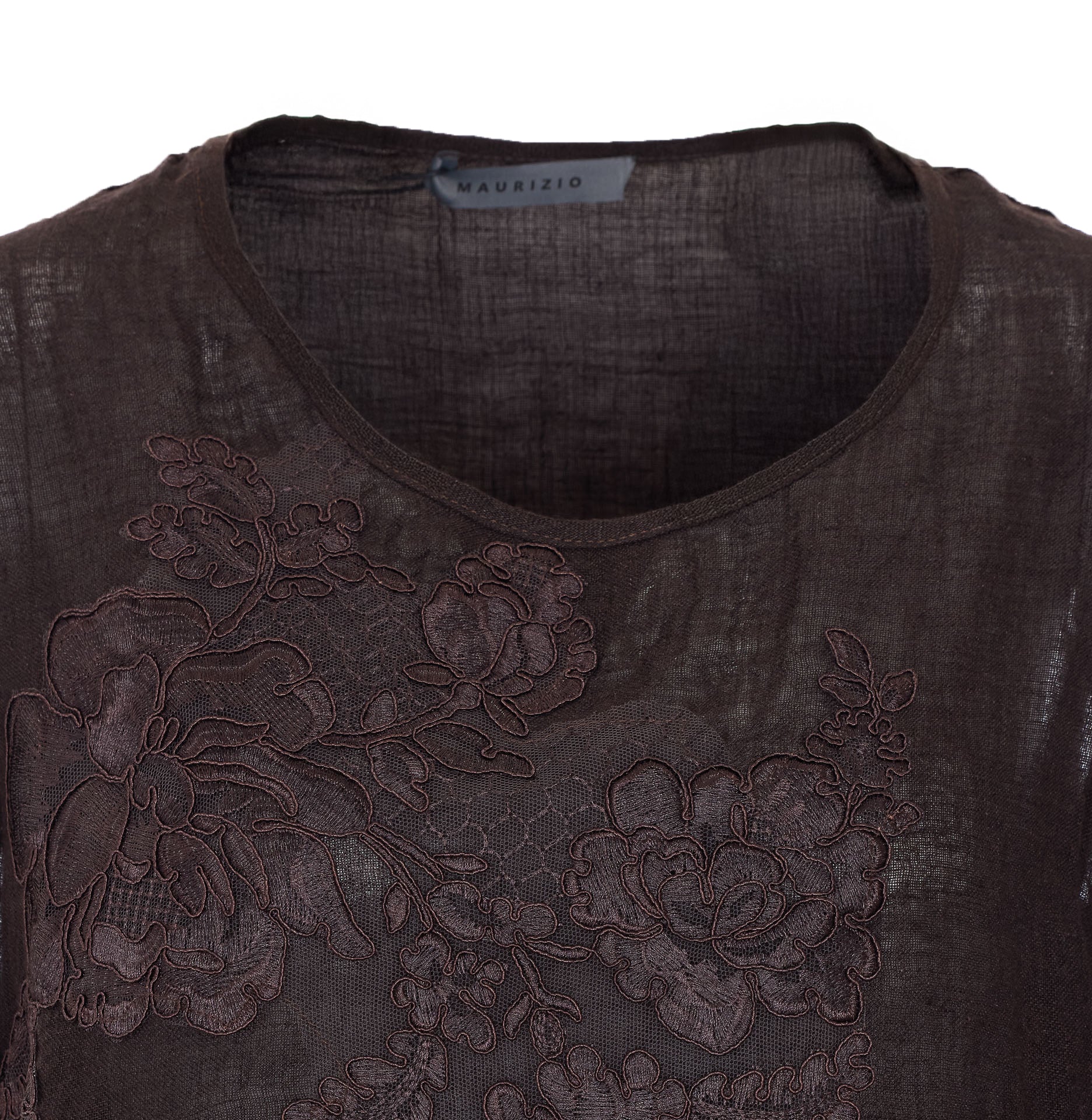 MAURIZIO Shirts Brown Linen