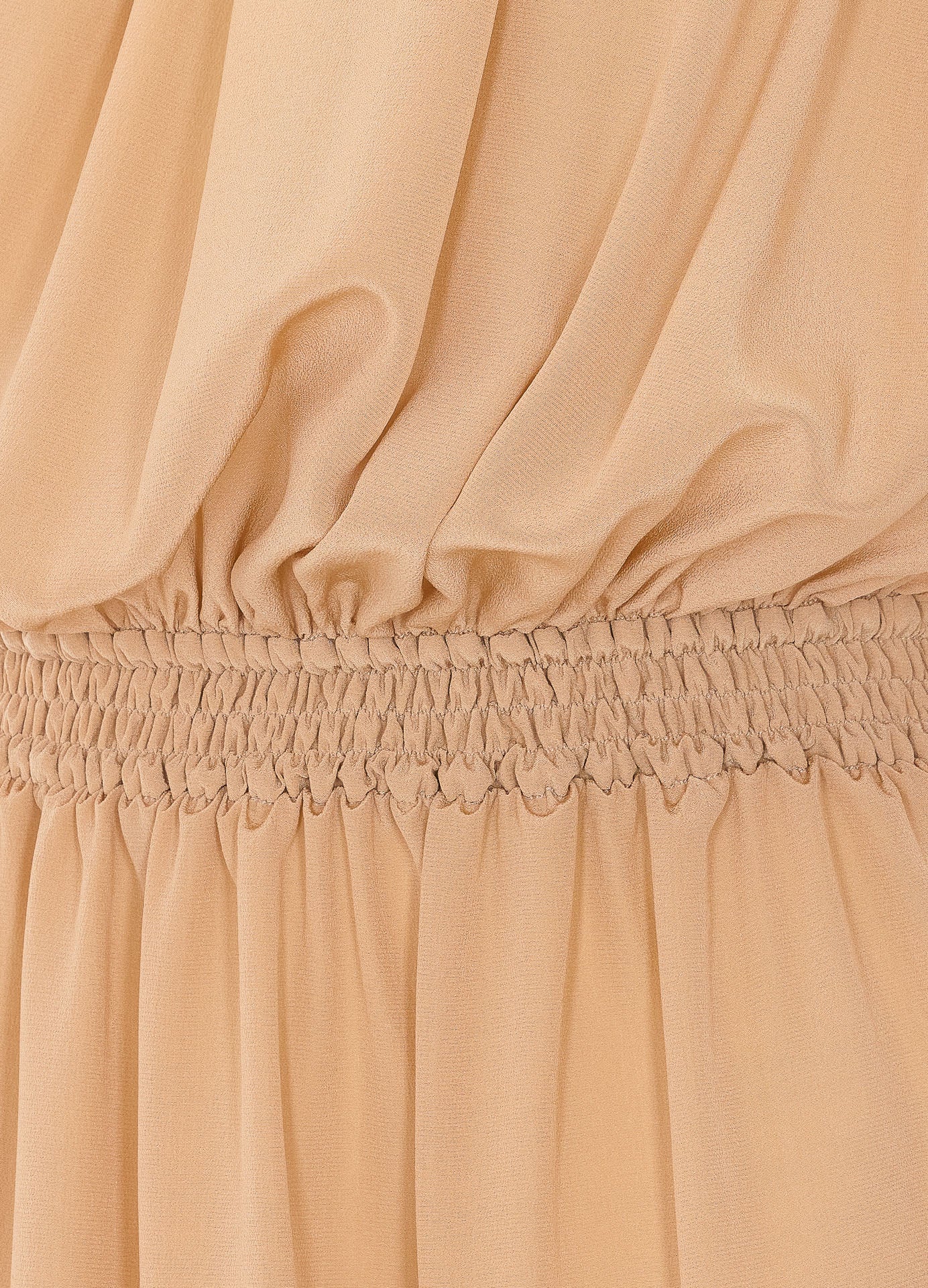Saint Laurent Dresses Beige Silk