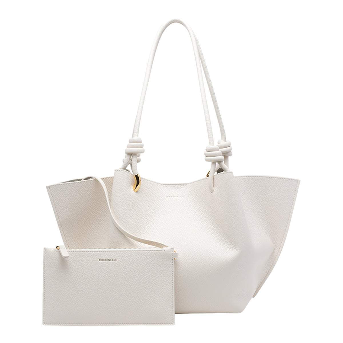 Coccinelle Bags White Calf Leather