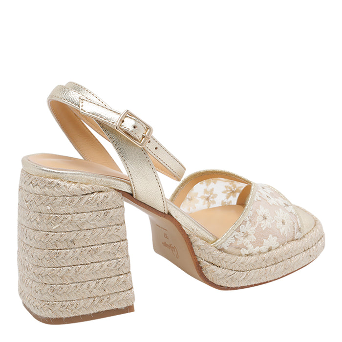 Castaner Sandals White Fabric/rubber Sole
