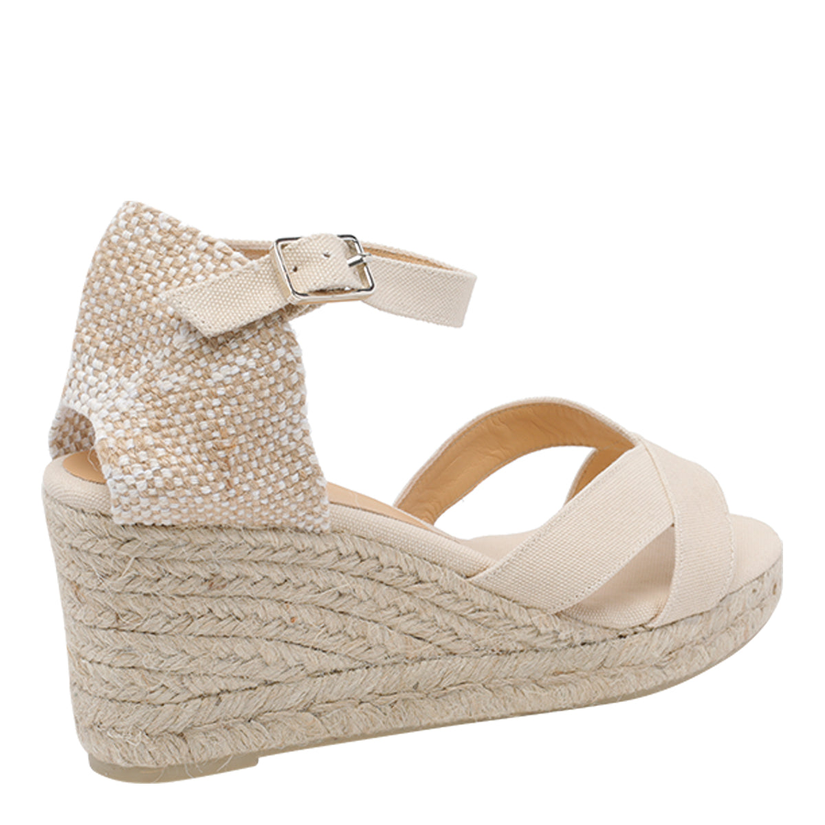 Castaner Sandals White Fabric/rubber Sole