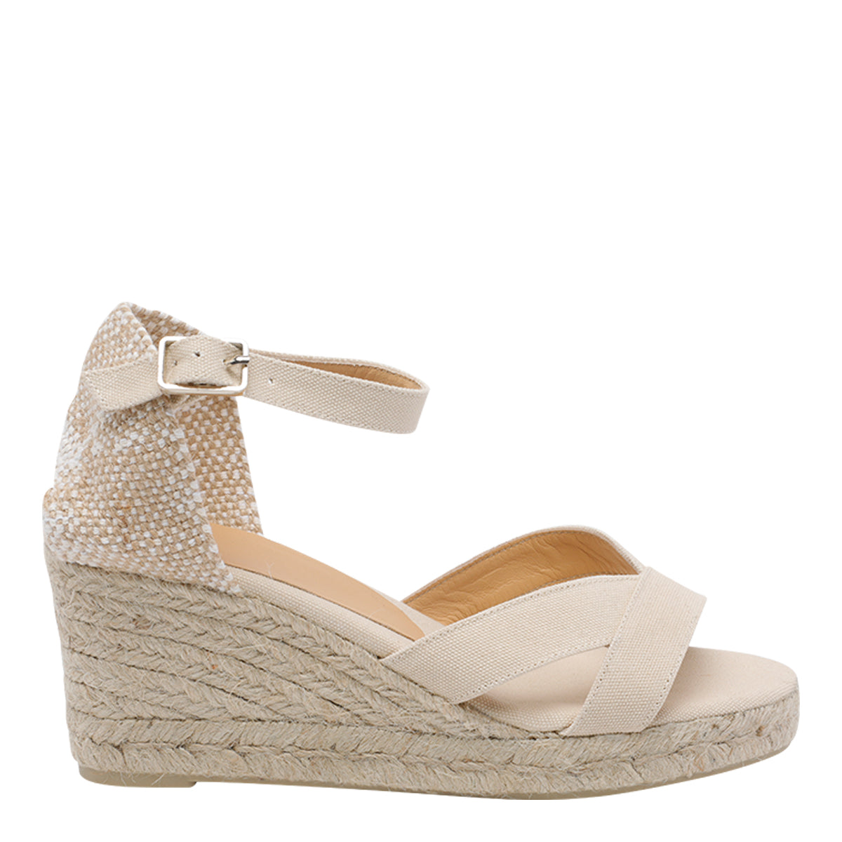Castaner Sandals White Fabric/rubber Sole