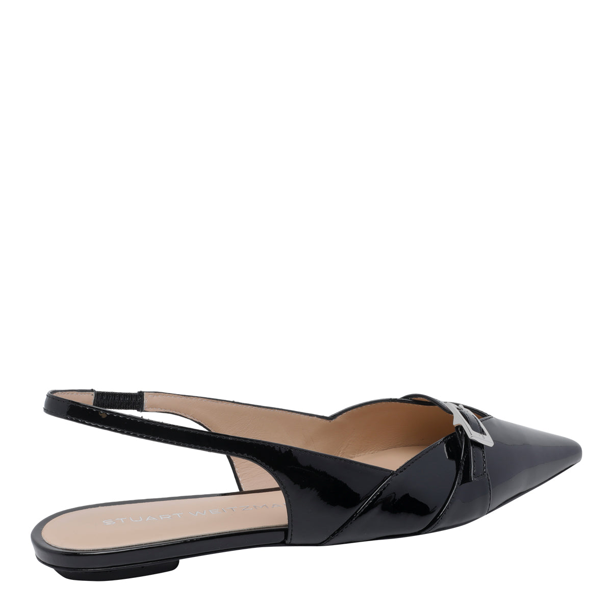 Stuart Weitzman Flat shoes Black Patent Leather/leather Sole