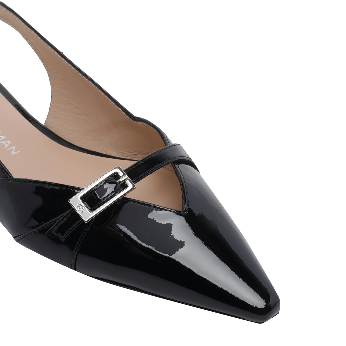 Stuart Weitzman Flat shoes Black Patent Leather/leather Sole