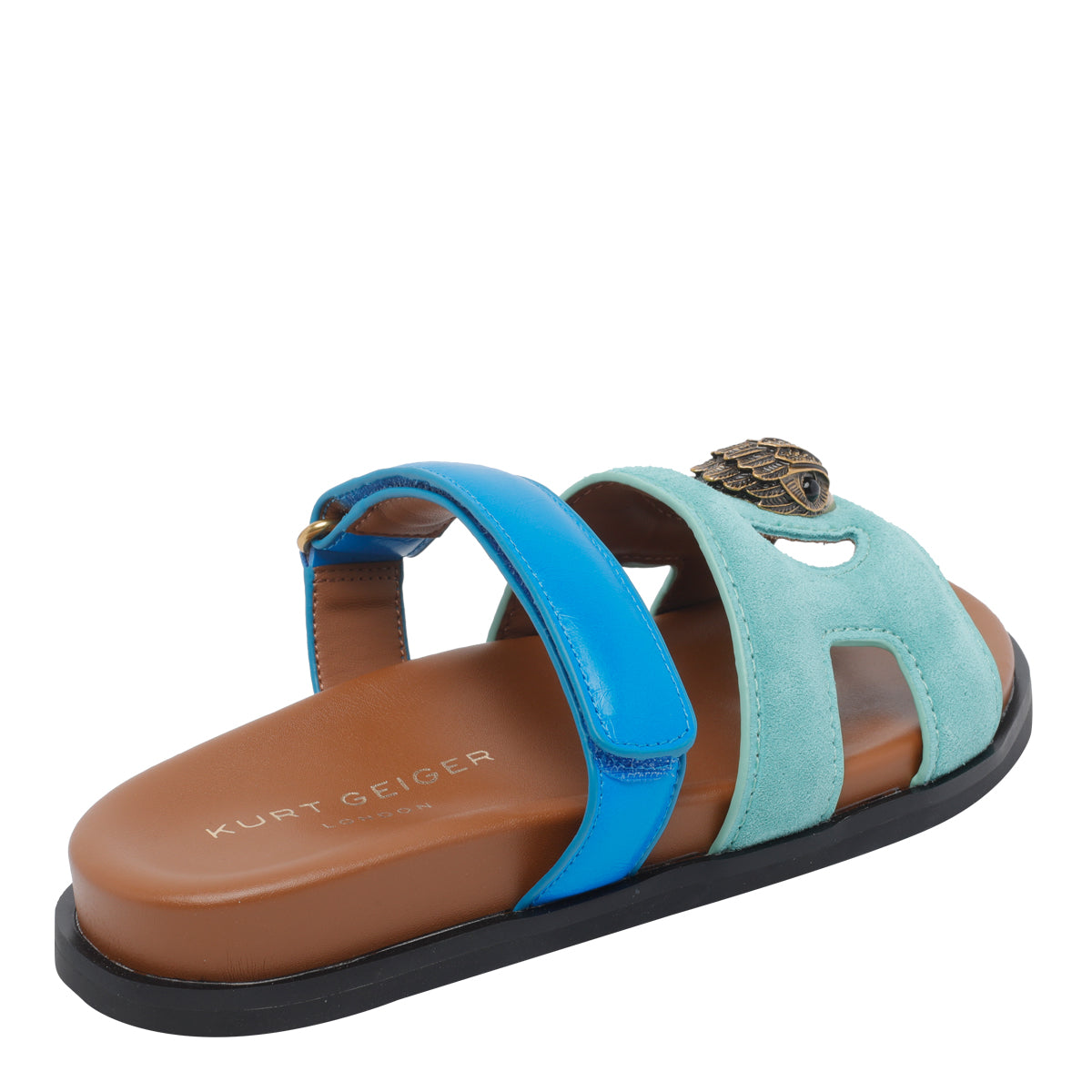 Kurt Geiger Sandals Blue Calf Leather/rubber Sole