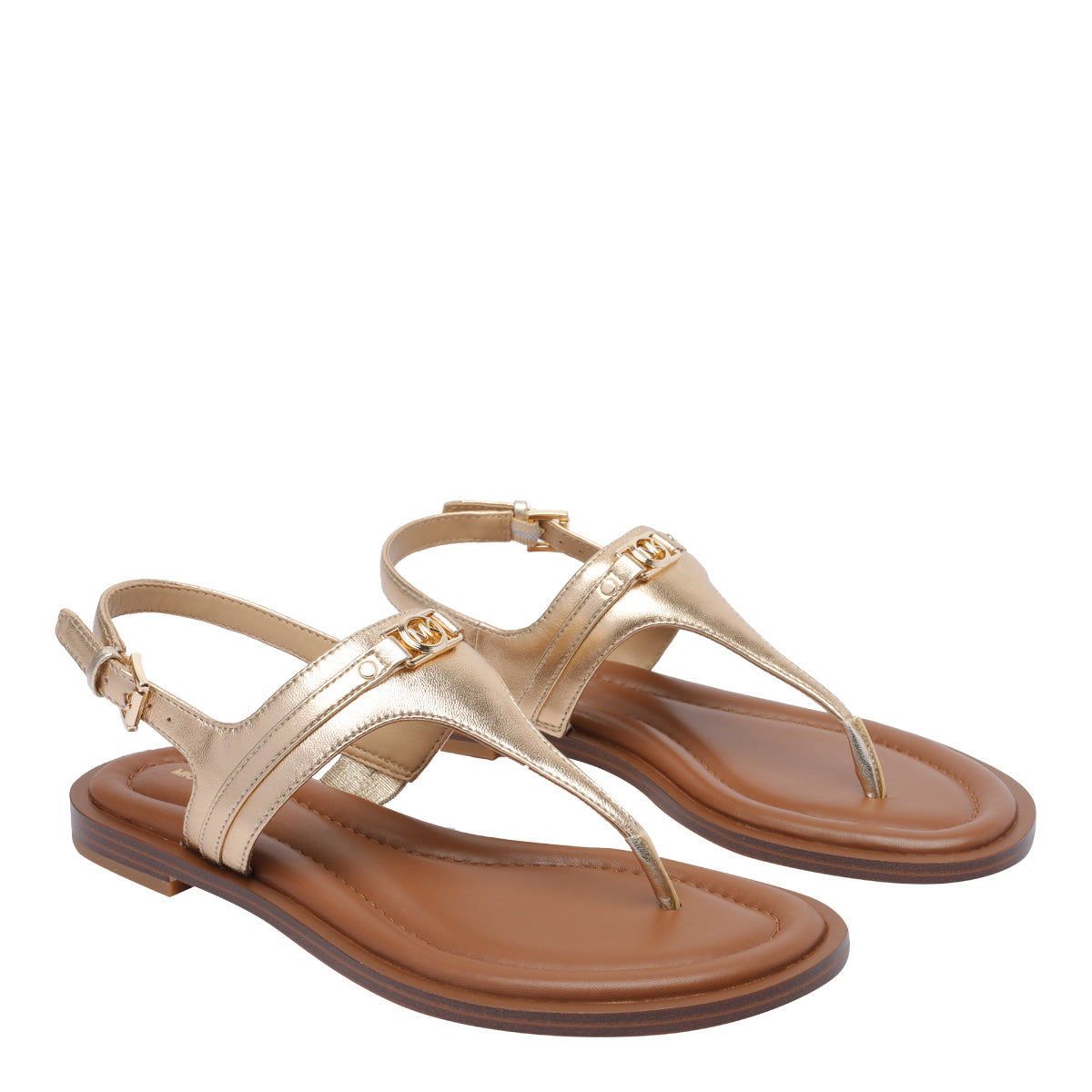 Michael Kors Sandals Golden Calf Leather/rubber Sole