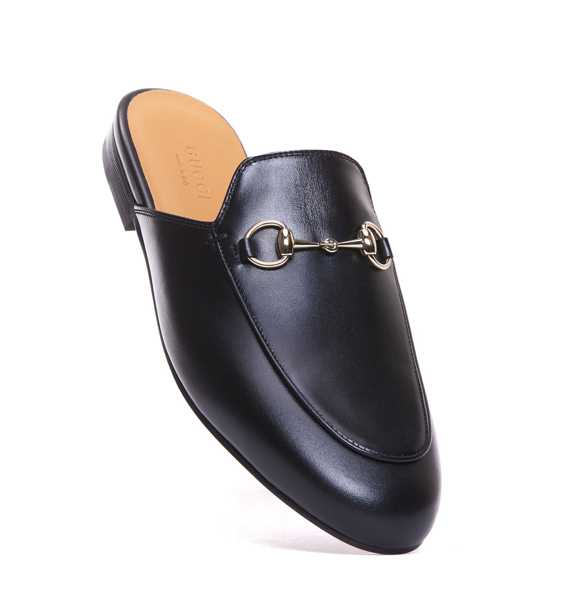 Gucci Sandals Black Calf Leather/leather Sole