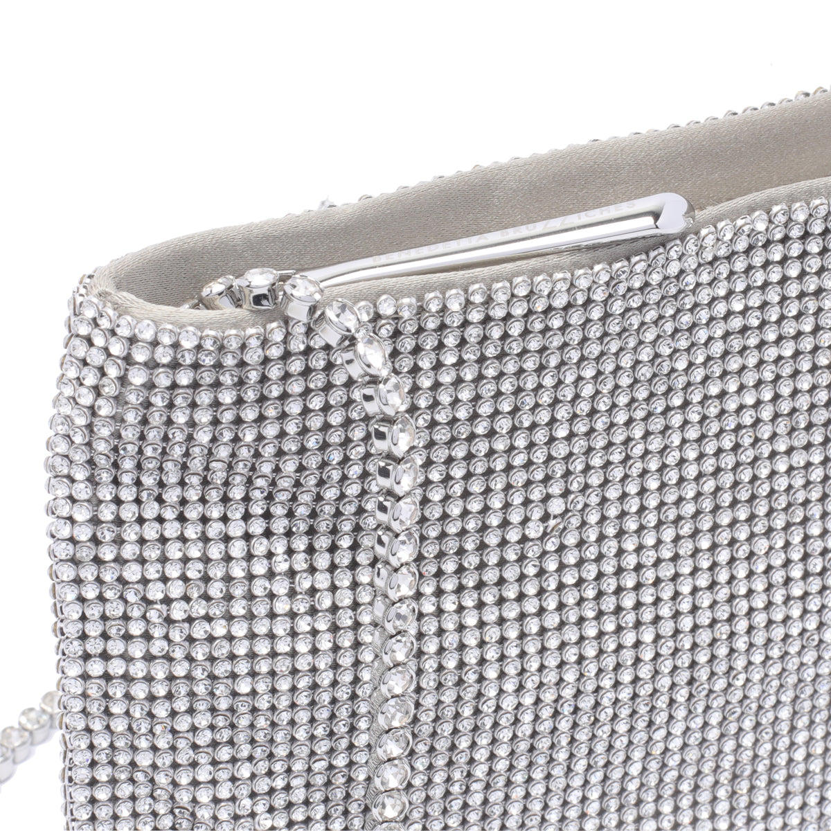 Benedetta Bruzziches Bags Silver Silk Strass