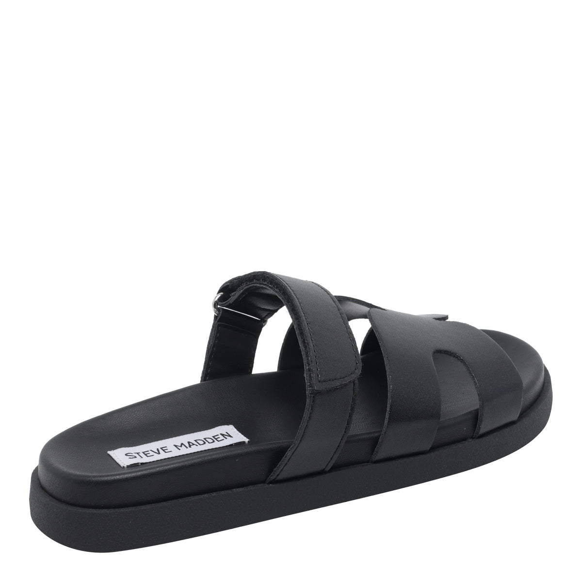 Steve Madden Sandals Black Calf Leather/rubber Sole