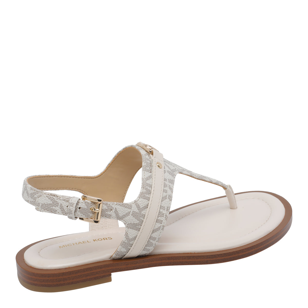 Michael Kors Sandals White Coated Fabric/rubber Sole