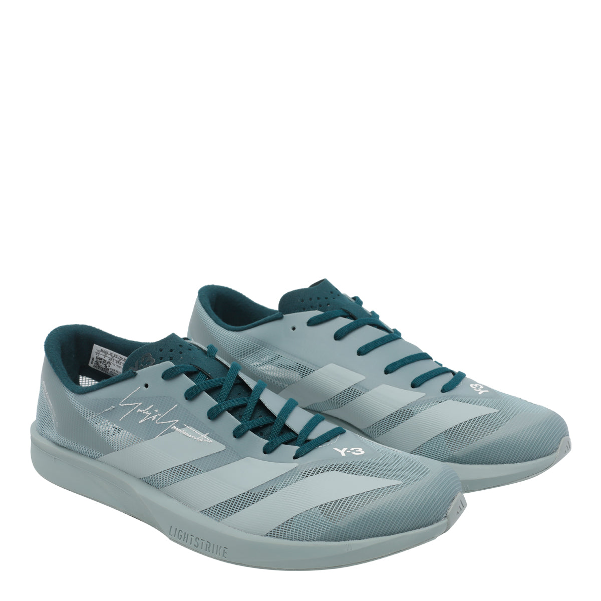Y-3 Sneakers Blue Fabric Rubber/rubber Sole