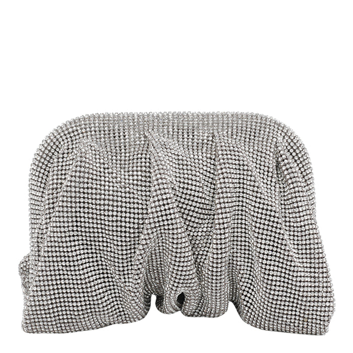 Benedetta Bruzziches Bags Silver Silk Strass