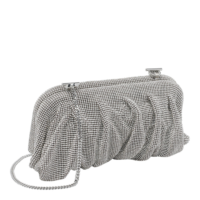 Benedetta Bruzziches Bags Silver Silk Strass
