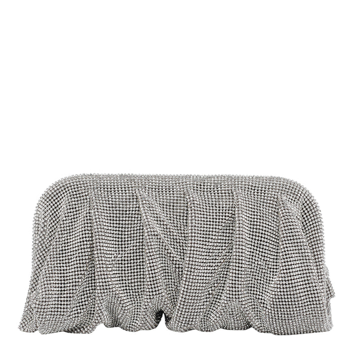Benedetta Bruzziches Bags Silver Silk Strass