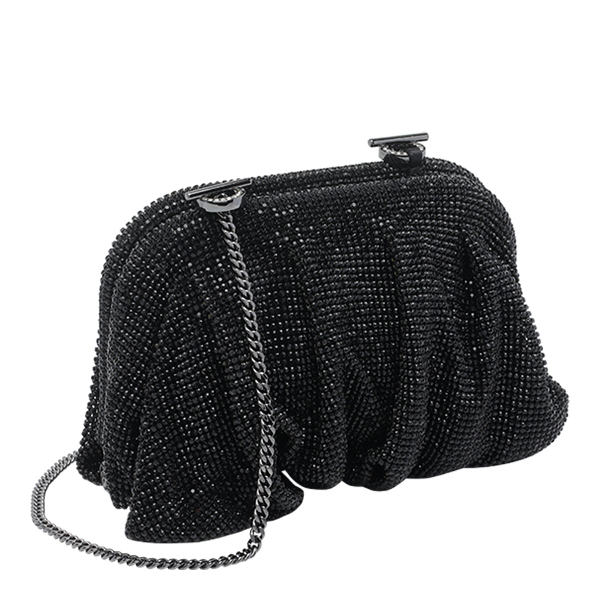 Benedetta Bruzziches Bags Black Silk Strass
